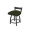 Holland Bar Stool Co 18" Low Back Swivel Vanity Stool, Pewter Finish, Canter Pine Seat 82118PW010 - alternate 1